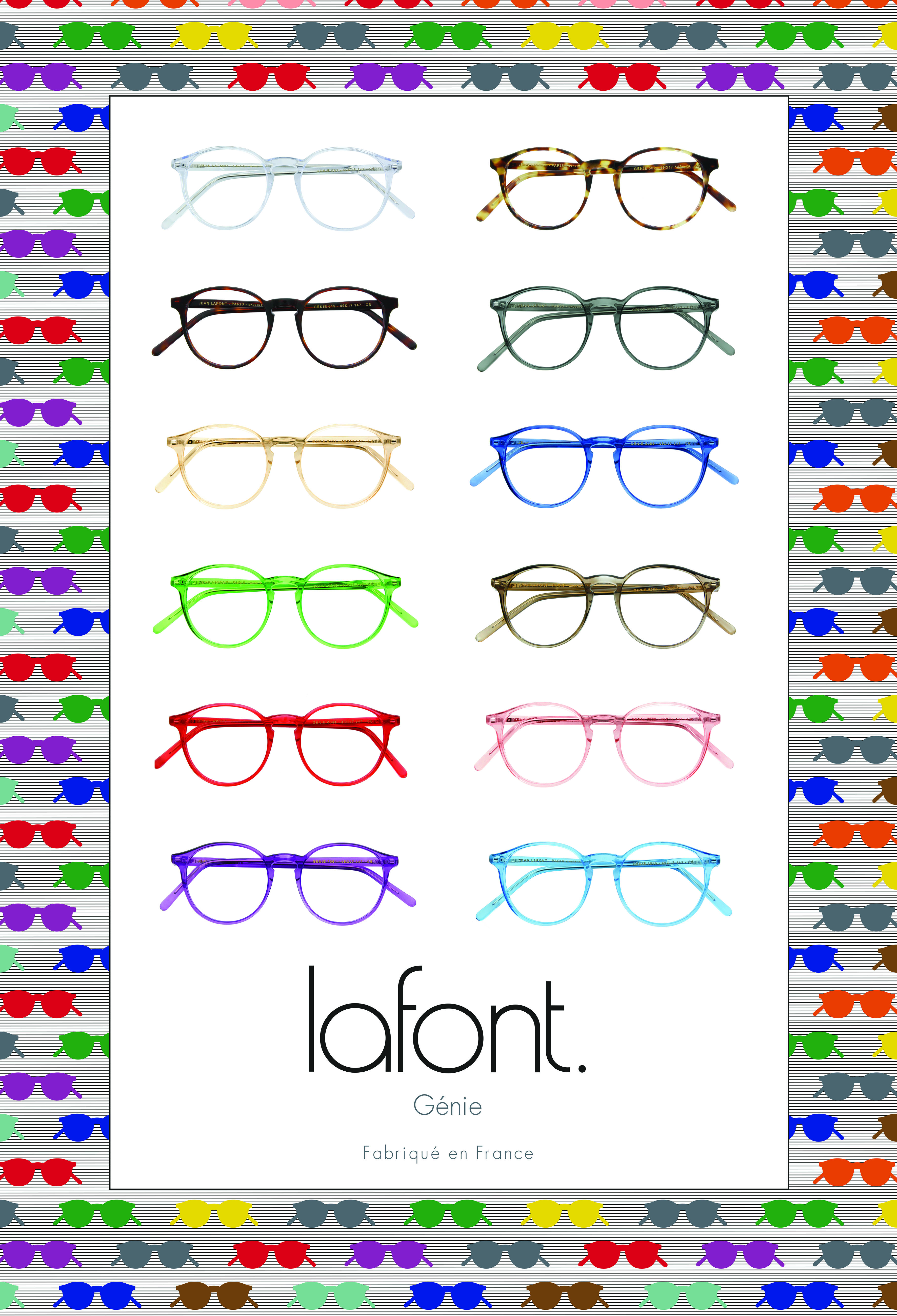 serie lunettes lafont couleurs